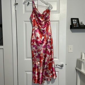 Floral One Shoulder Rici Dress